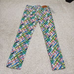 WULFUL COLORFUL SPLATTER Womens DENIM JEANS Size 31